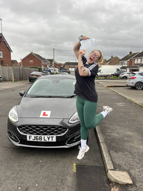 Keane2Learn pupil celebrating passing their driving test